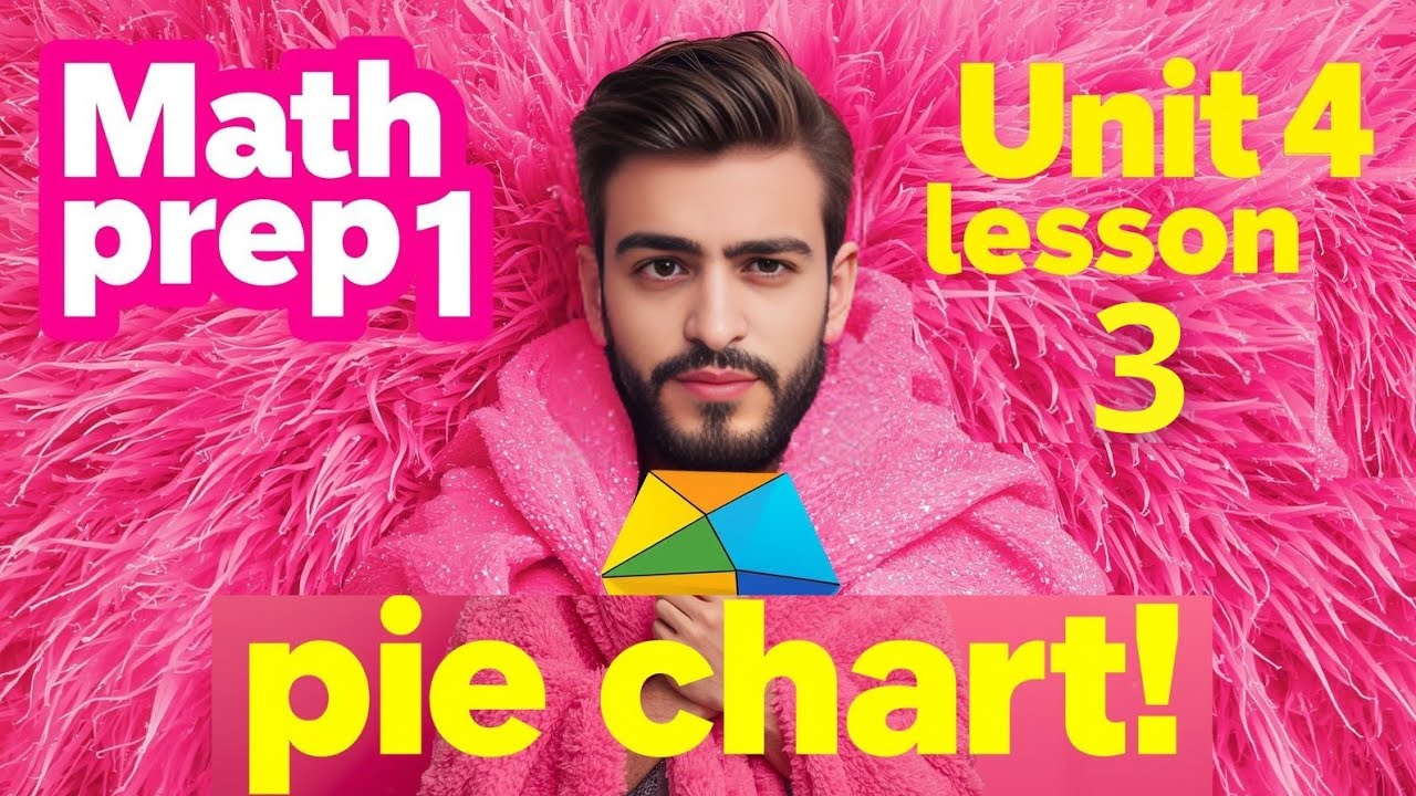 🔥Math Prep 1 | Unit 4 Lesson 3 Pie Chart 📊 | آخر درس في المنهج