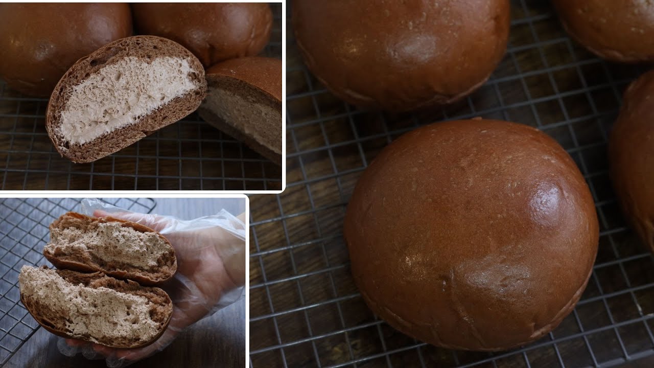 Bánh mì nhân kem - copy bánh mì yonsei Hàn Quốc KHÔNG NHỒI | (No-knead) Chocolate cream buns