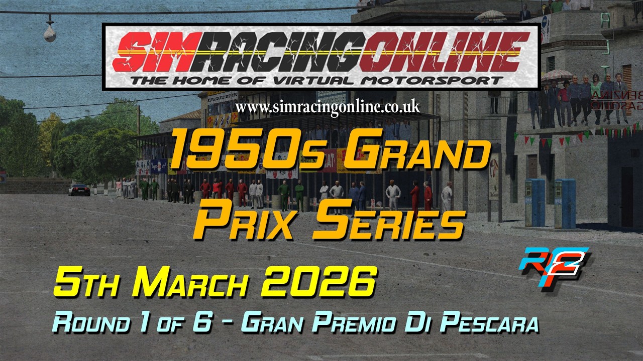 SRO 1950s Grand Prix Series - Round 1 of 6 - Pescara