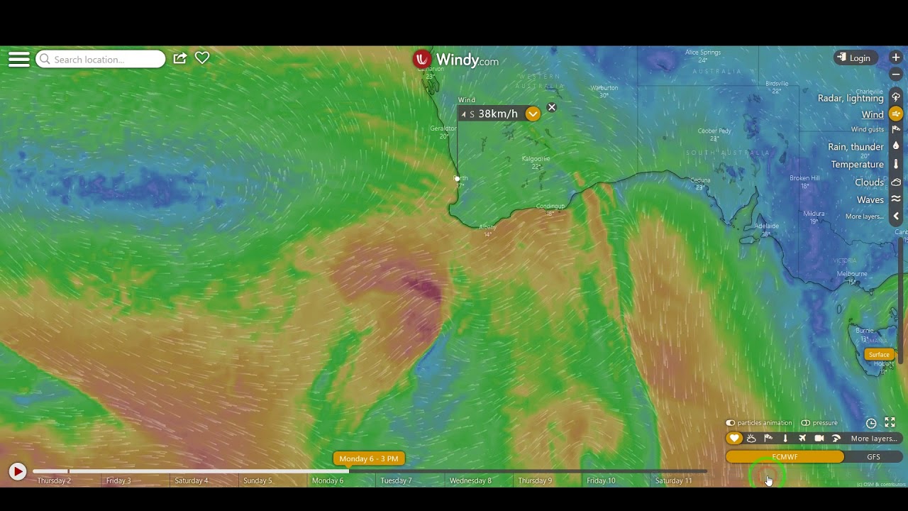 Kitesurfing Wind Forecast - How to use Windy.com