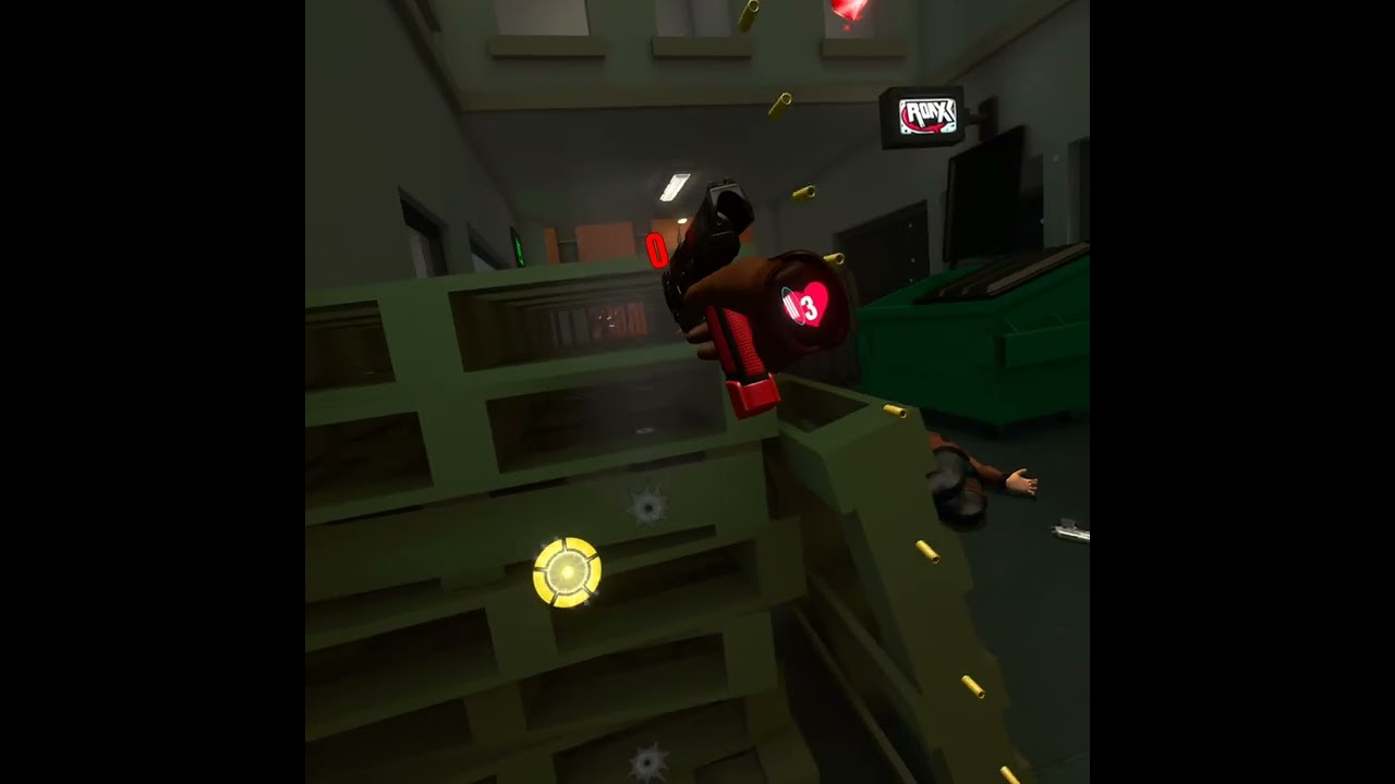 Oculus Quest 3 — геймплей 4-го уровня Dead Second.