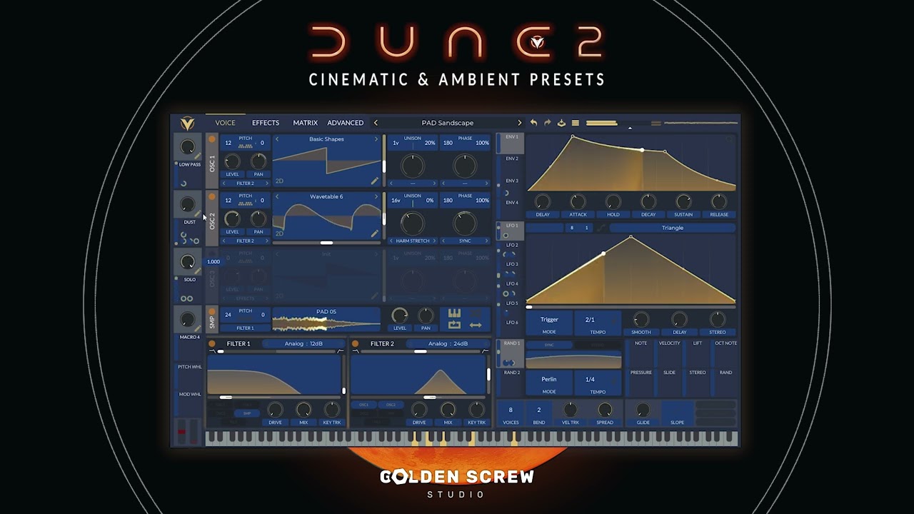 DUNE 2 - Epic Cinematic and Ambient presets by GSS - Overview