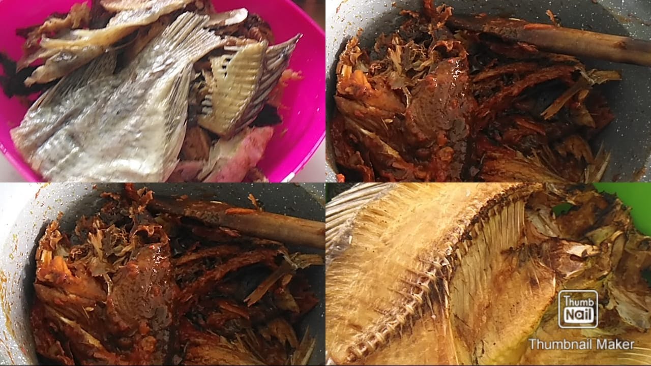 Try this recipe when cooking dry fish(obambo)
