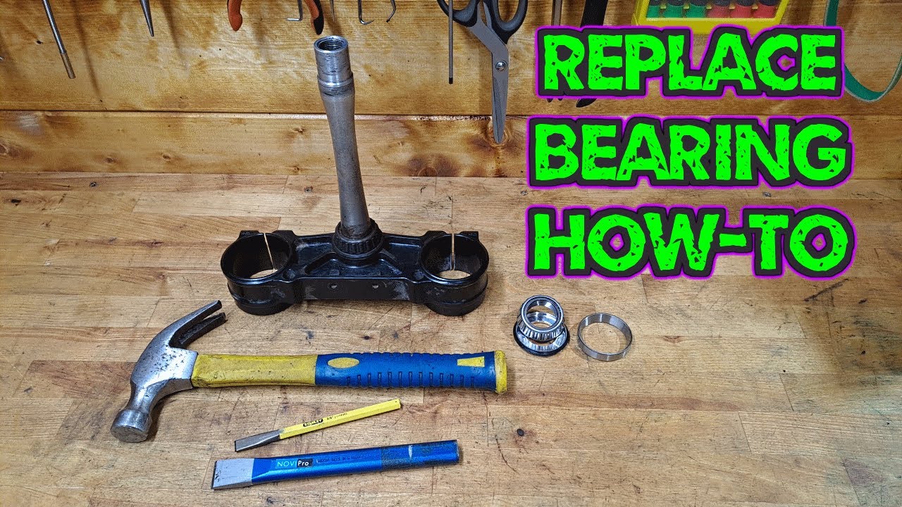 How to replace steering stem bearing - KTM Husqvarna GasGas