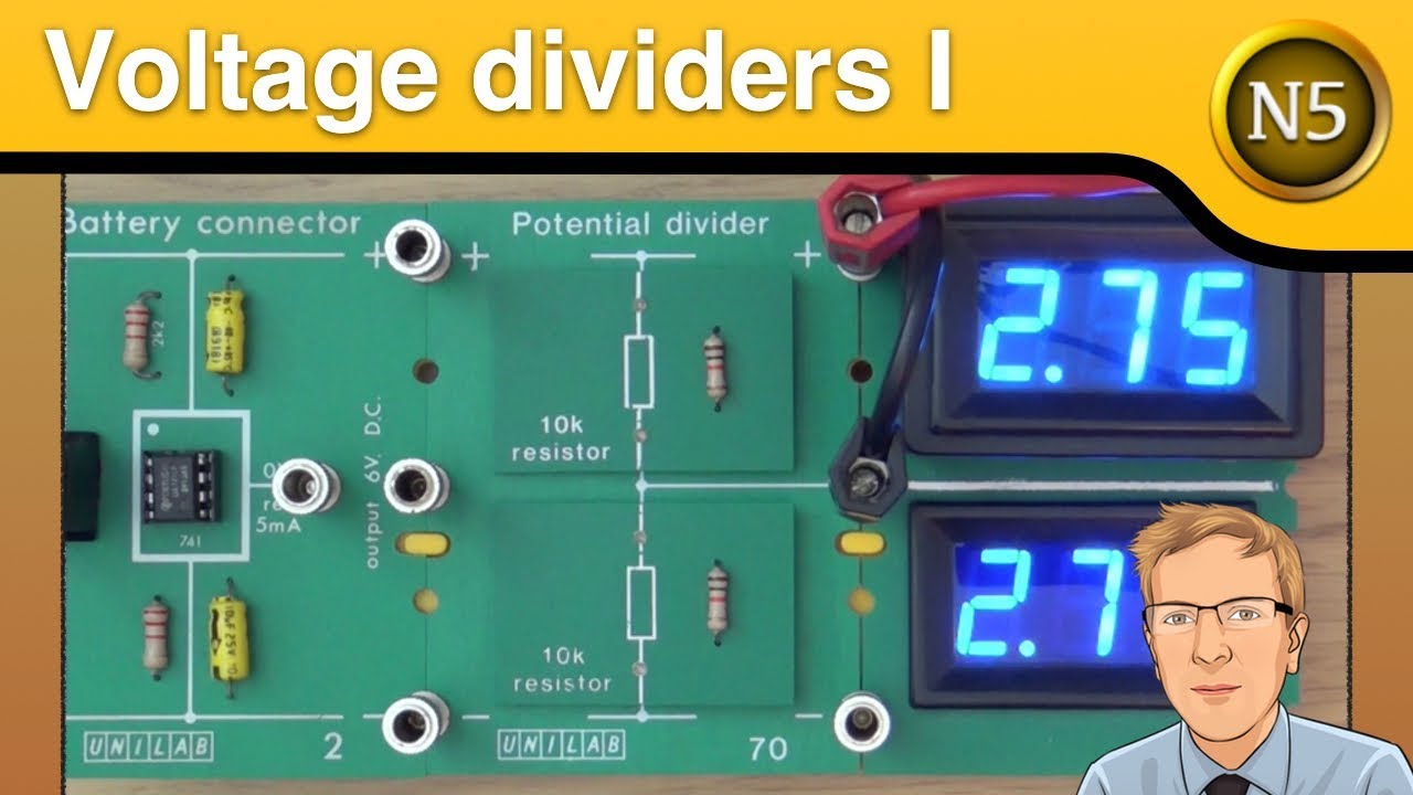 Voltage dividers basics (National 5 Physics)