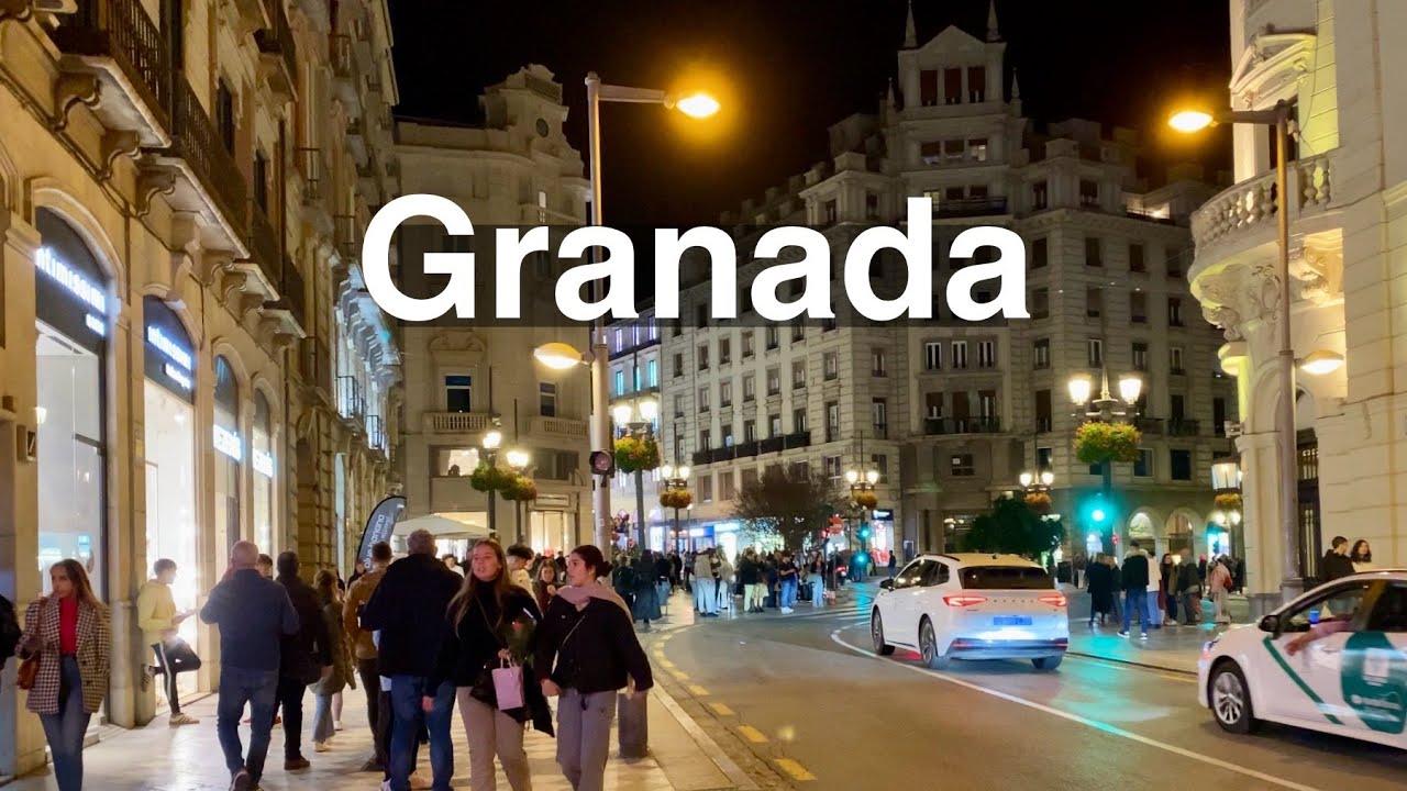 🇪🇸 Paseo Nocturno de Halloween en el Centro de Granada🚶‍♂️