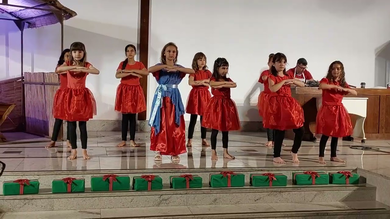 Dança litúrgica. Programa de Natal 2025. IELB Paz, Vila Velha, ES.