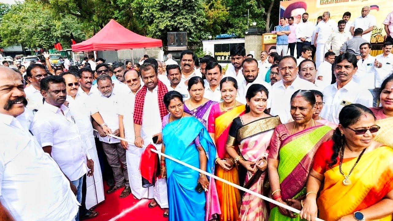 கோவை மாநாகர் மாவட்ட திமுக சார்பில் சமத்துவ பொங்கல் voc மைதானத்தில்