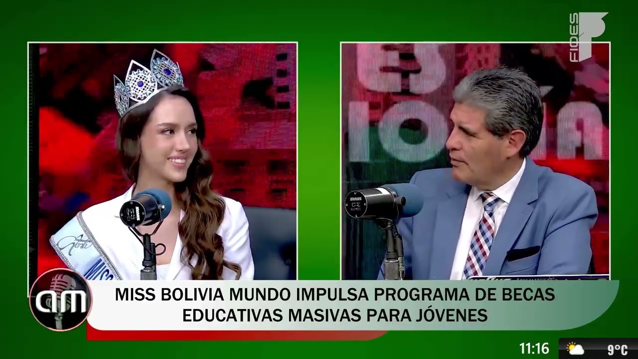 🟢 Miss Bolivia Mundo impulsa un programa de becas educativas para jóvenes |22.01.26|