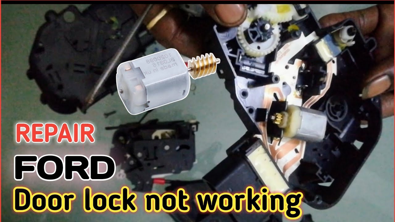 how To Repair door lock actuator,door lock not working , Ford Mondeo