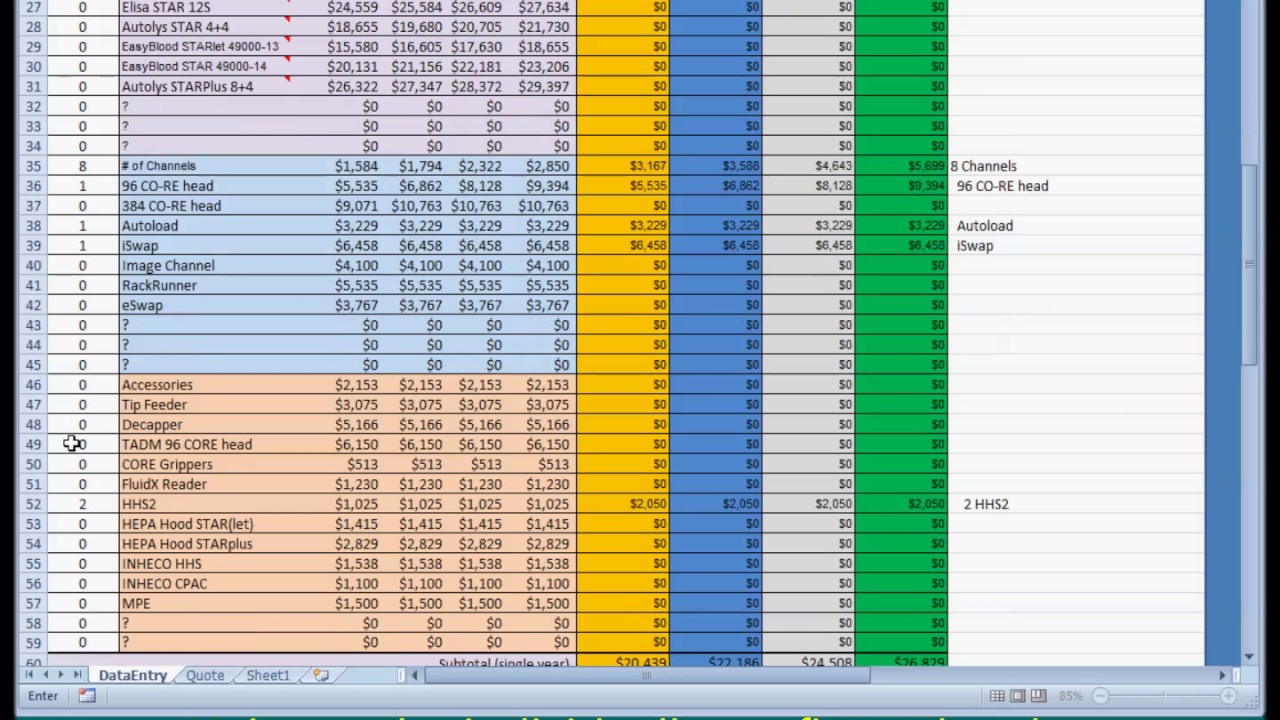 Service Contract Quoting Wizard