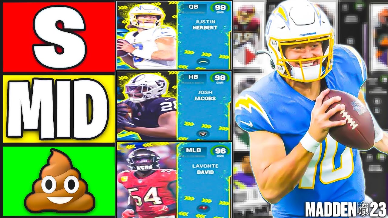 *NEW* RANKING THE BEST GAME CHANGER CARDS IN MADDEN 23! MADDEN 23 Ultimate Team Tier List