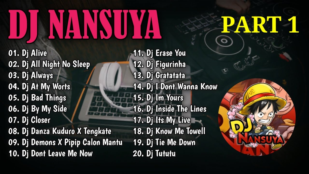 Dj Nansuya Full Album, Alive, All Night No Sleep, By My Side, Dj Tiktok Viral Terbaru 2021 - PART 1