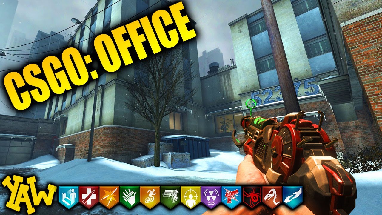 CS:GO ПОЛНАЯ ОФИСНАЯ КАРТА ЗОМБИ (Call of Duty Zombies)