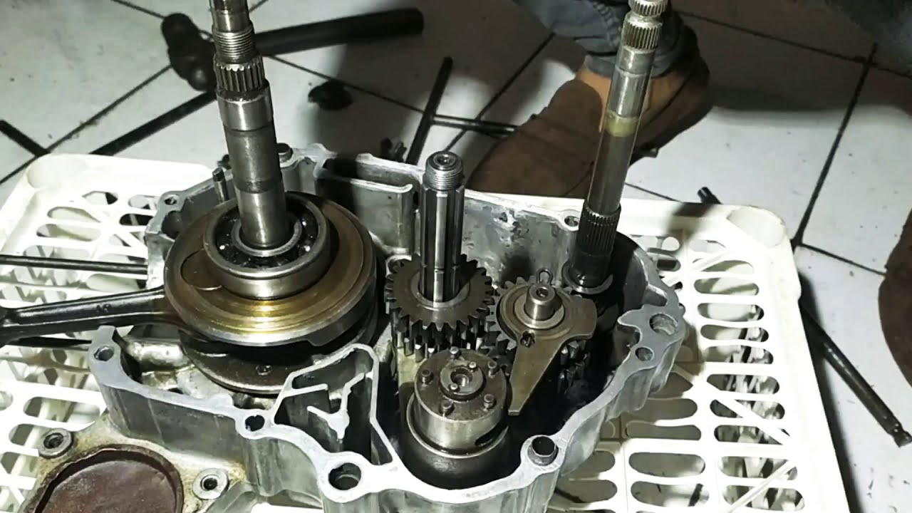 Bongkar pasang gigi rasio grand/supra