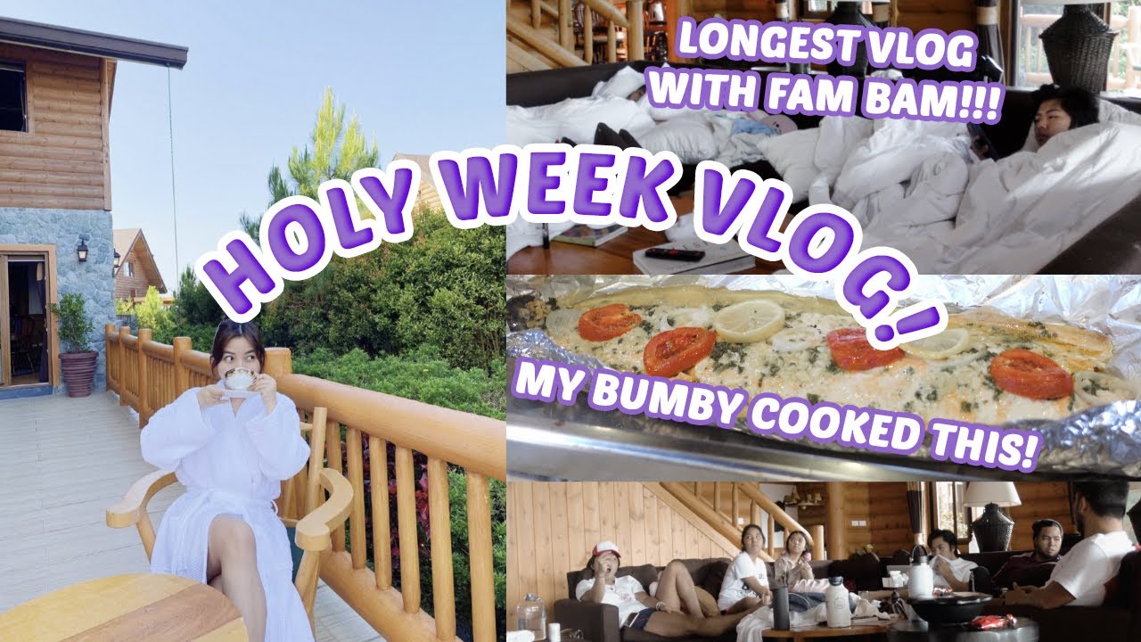 HOLY WEEK IN OUR HOUSE IN BAGUIO VLOG! FUN! | Nicole Caluag
