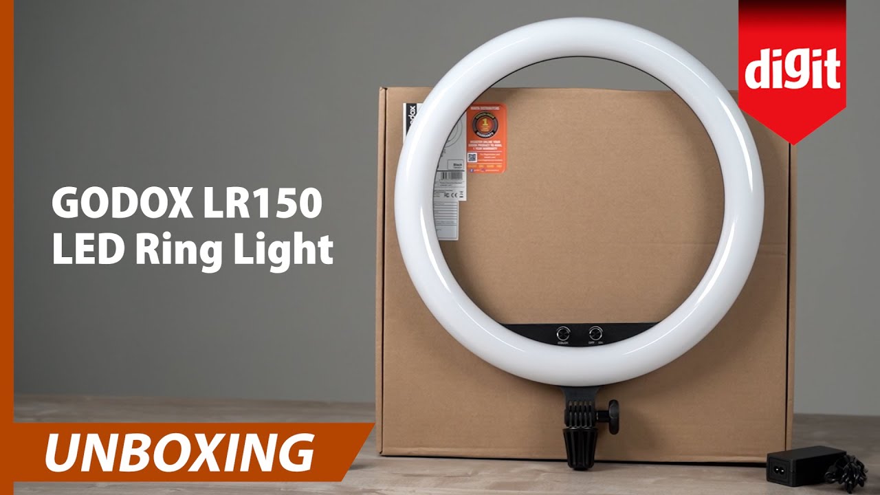 GODOX LR150 LED Ring Light Unboxing