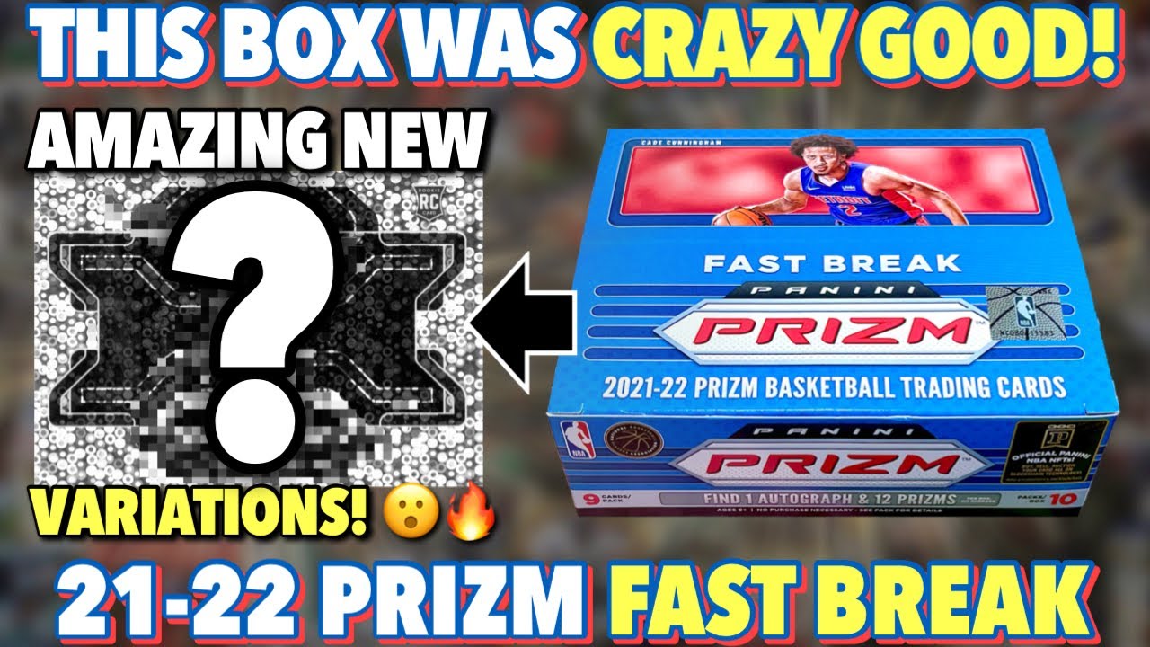 THESE ARE SOME OF THE BEST PRIZM CARDS! 🤯🔥 | 2021-22 Panini Prizm Basketball Fast Break Box Review