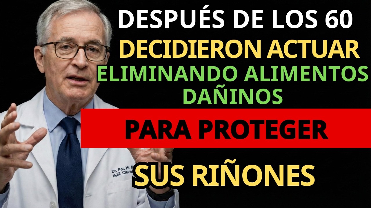después de los 60 decidieron actuar eliminando alimentos dañinos para proteger sus riñones|salud