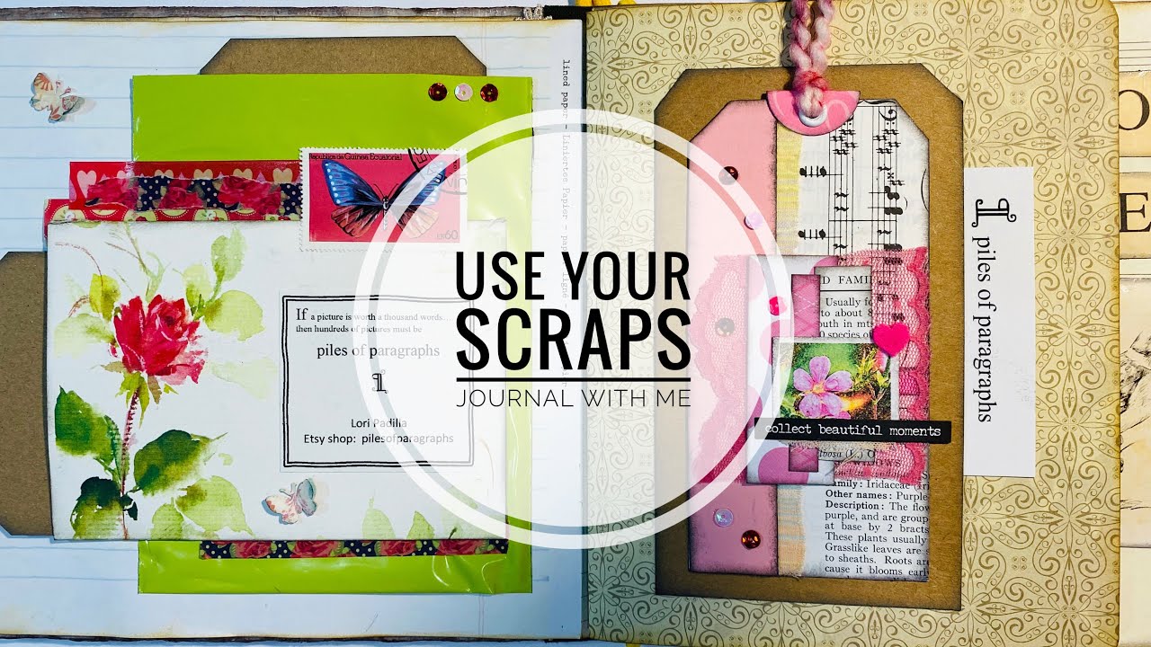 Use Your Scraps - Fill A Junk Journal With Me