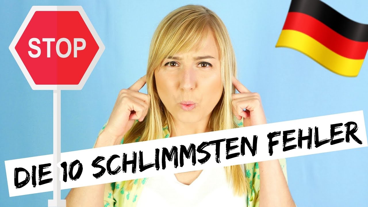 ТОП 10 ошибок немецких учеников! Ты знаешь лучше? Тогда проверь себя!
