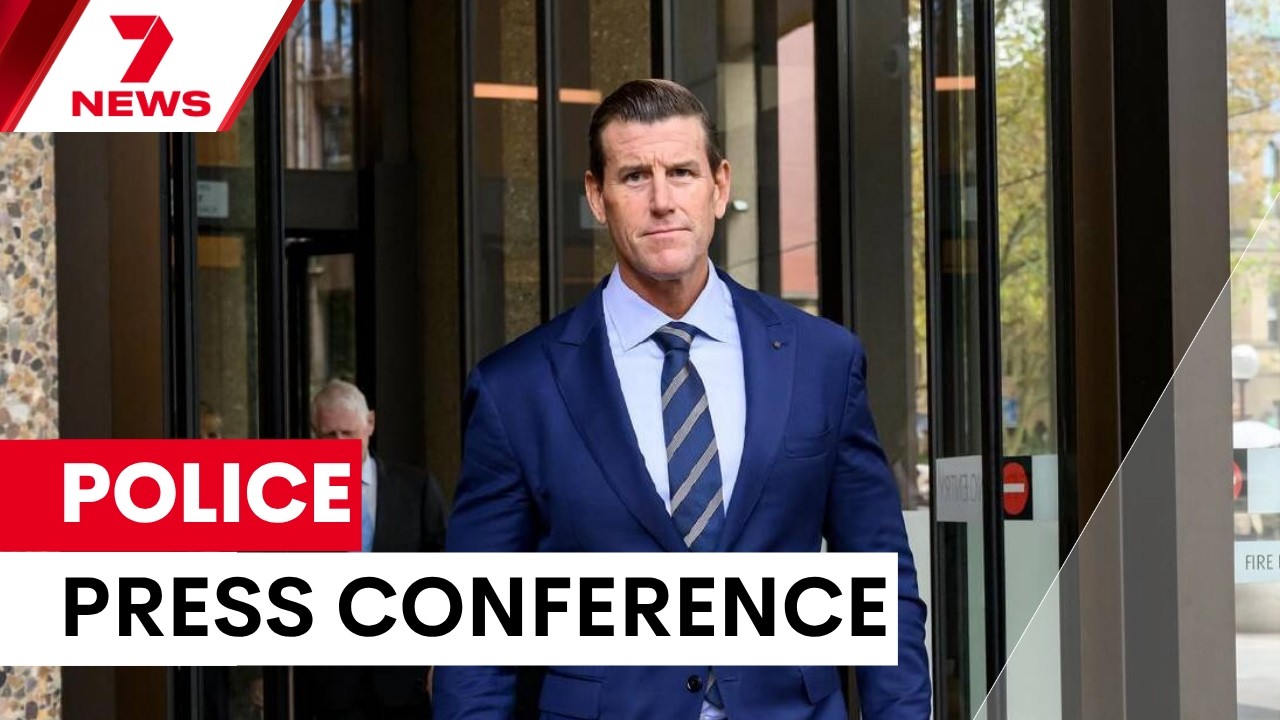 Australian Federal Police press conference on Ben Roberts-Smith arrest | 7NEWS