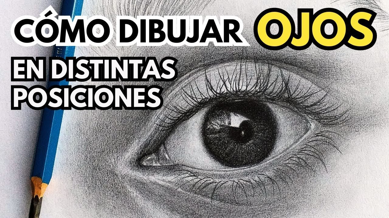 Cómo DIBUJAR OJOS en grafito (paso a paso) 👁️ Esfera, párpados y posiciones | Clase de Retrato