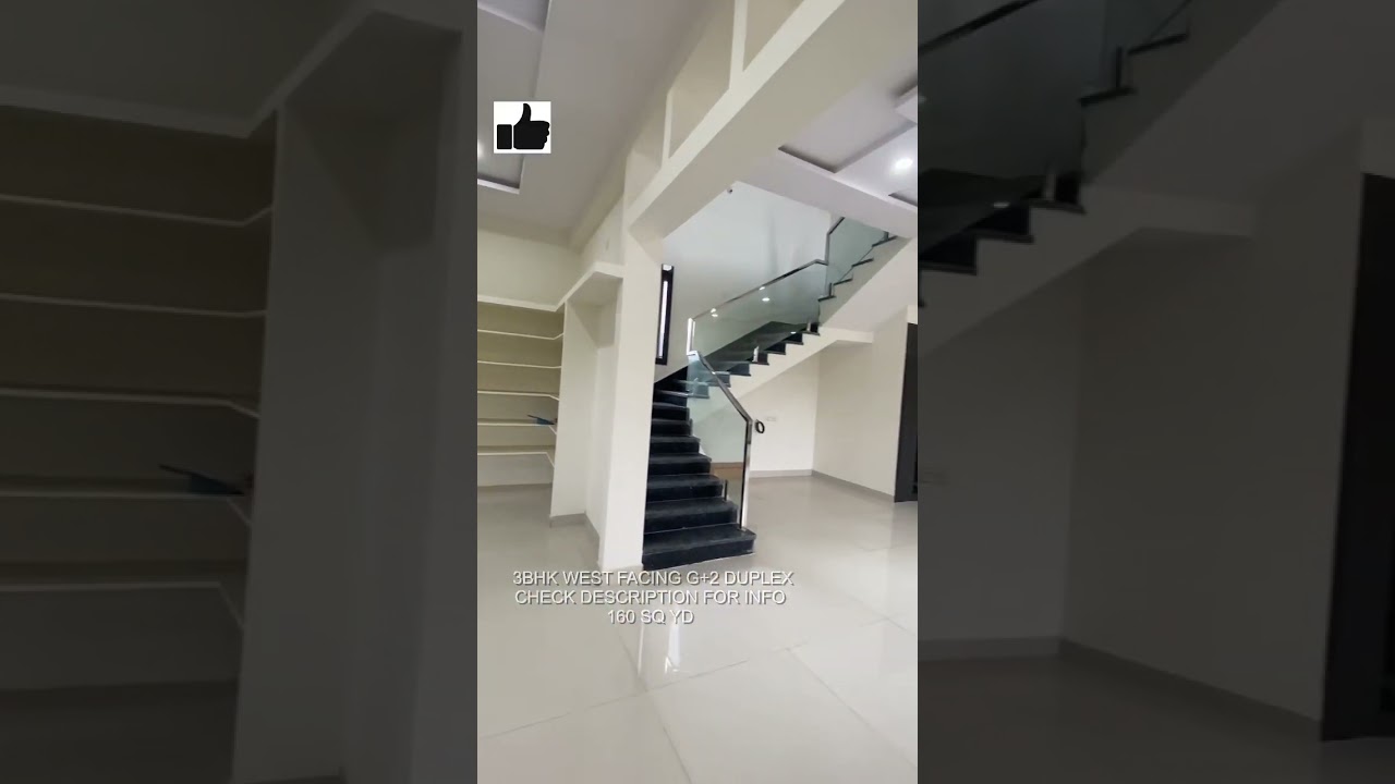 West facing Duplex 3bhk 160 sq yds 24x60 #hyderabad #independenthouse Part 01