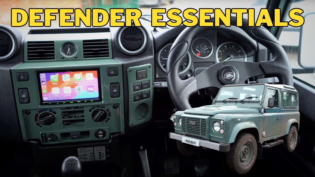 Land Rover Defender Puma Upgrade – Kenwood DMX8021DABS, Wireless CarPlay, DAB & Reverse Camera!