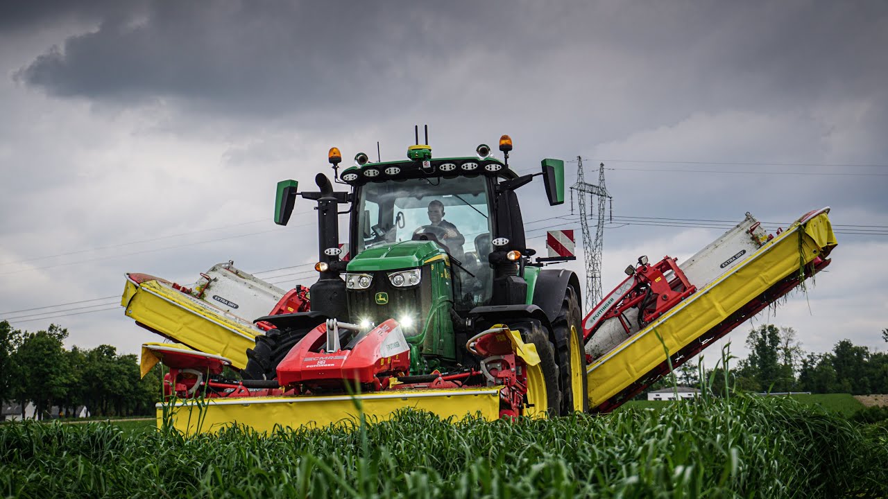 🇵🇱Samolot W Akcji☆Nowy Nabytek!☆John Deere VS Pottinger✔Gr Malewski✔