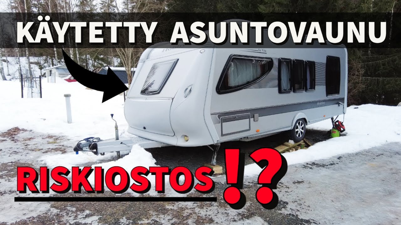 Ostettiin käytetty asuntovaunu: Hobby 545 KMF