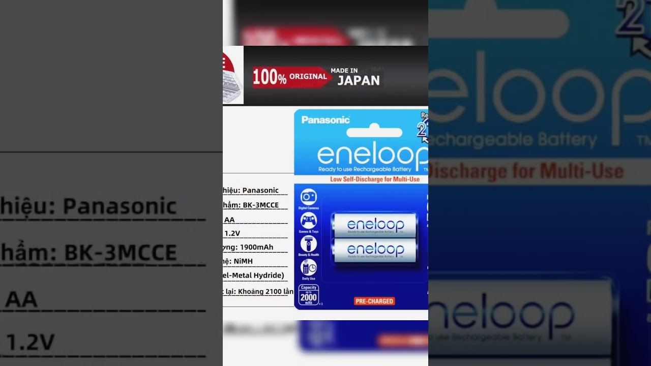 Аккумуляторы Eneloop и Eneloop Pro 
