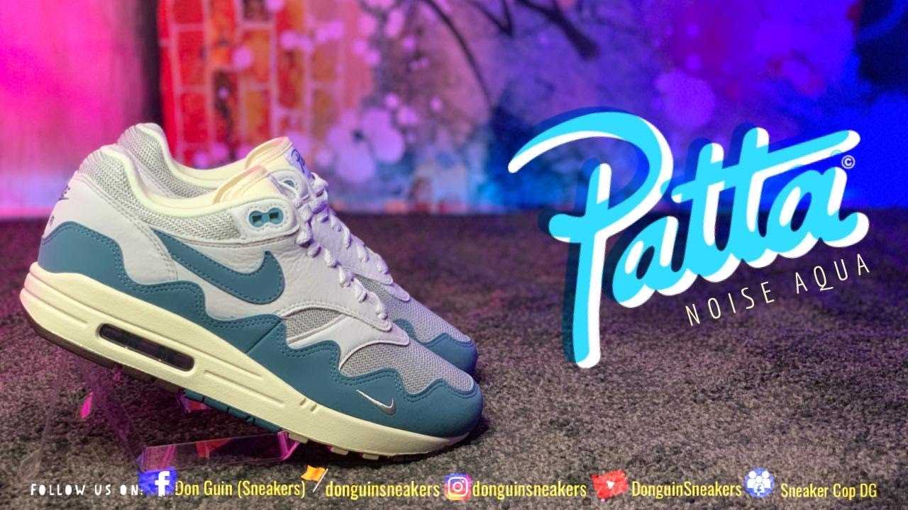 Patta x Nike Air Max 1 &ldquo;NOISE AQUA&rdquo; DETAILED LOOK & ON-FOOT