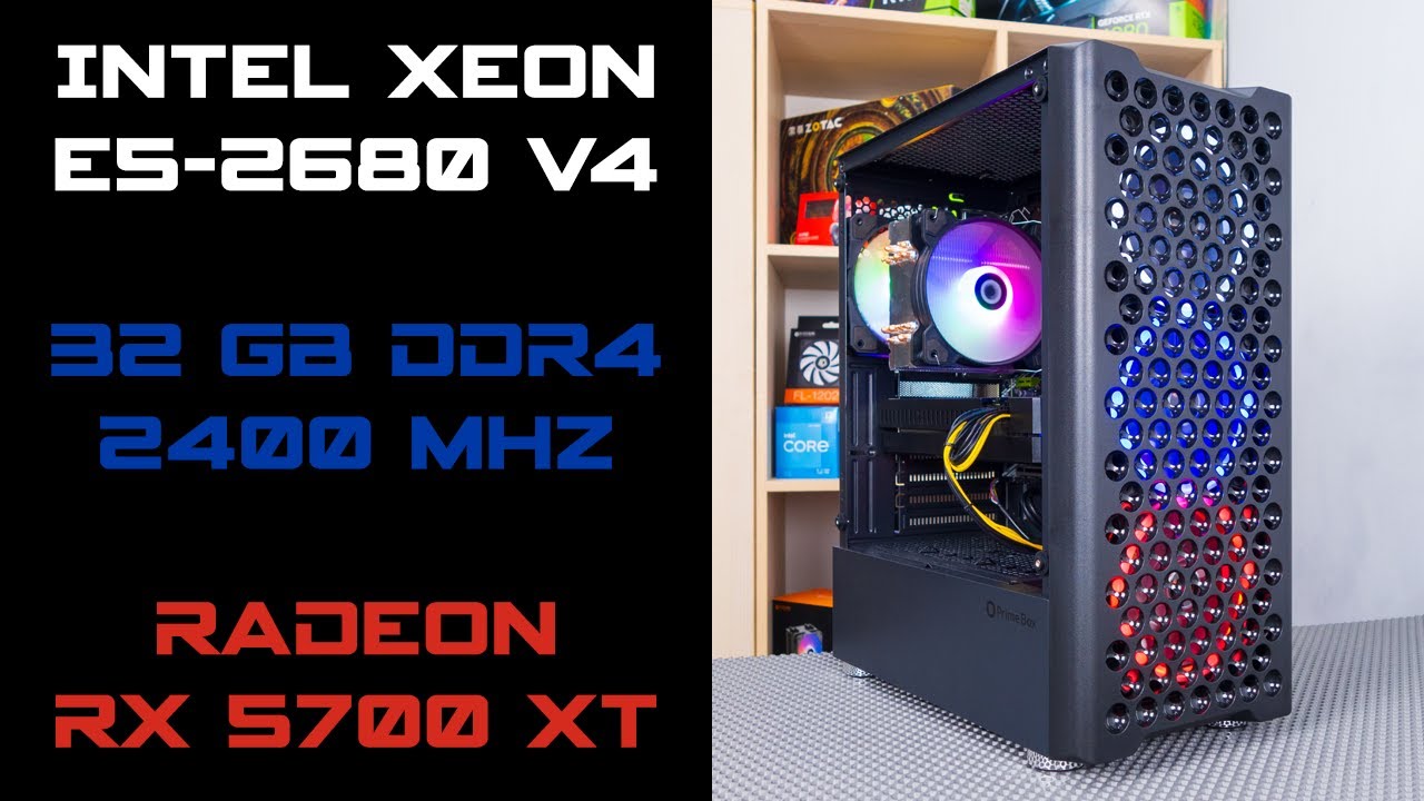 Xeon E5 2680 V4 and RX 5700 XT. Gaming Test