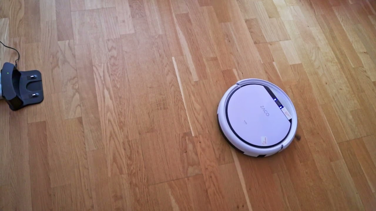 The sound of robot vacuum cleaner in operation