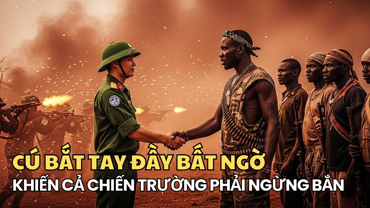 Cái Bắt Tay 10 Giây Của Anh Lính Việt Khiến 1000 Tay Súng Phiến Quân Châu Phi Phải Buông Xuôi