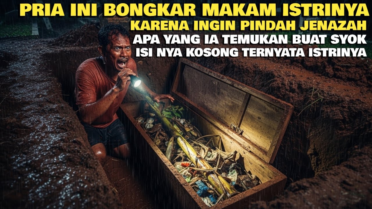 Saat Gali Kubur Untuk Pindahkan Jenazah, Peti Matinya Kosong! Ternyata Istrinya...