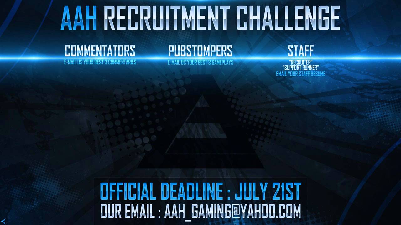 AAH Recruitment Challenge!