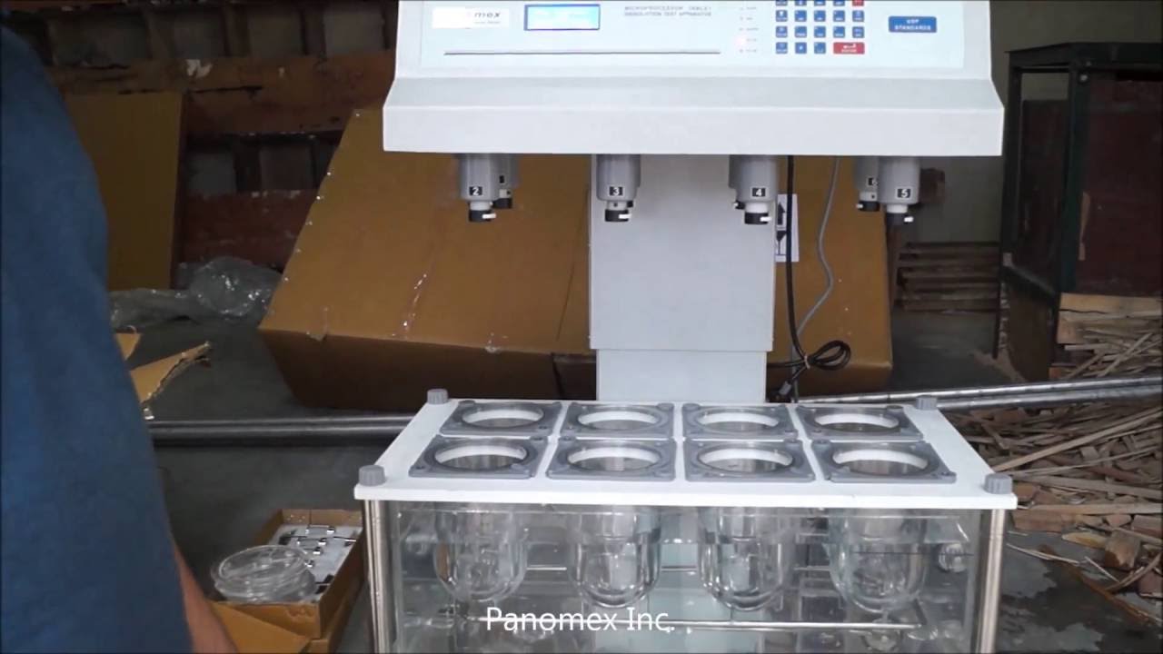 Dissolution Test Apparatus 8 Stations Installation Process