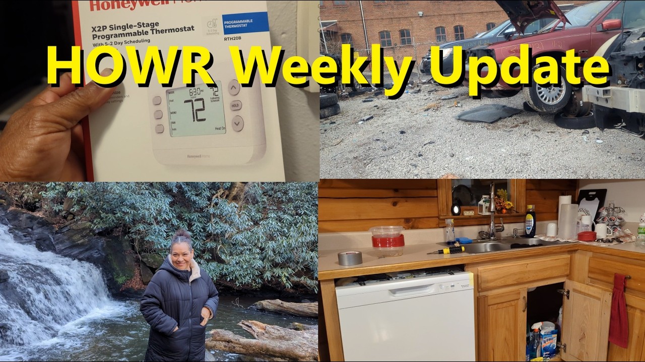 HOWR - Weekly update, visited family, replaced a dish washer, junkyard run, Volvo XC90 repairs, etc.
