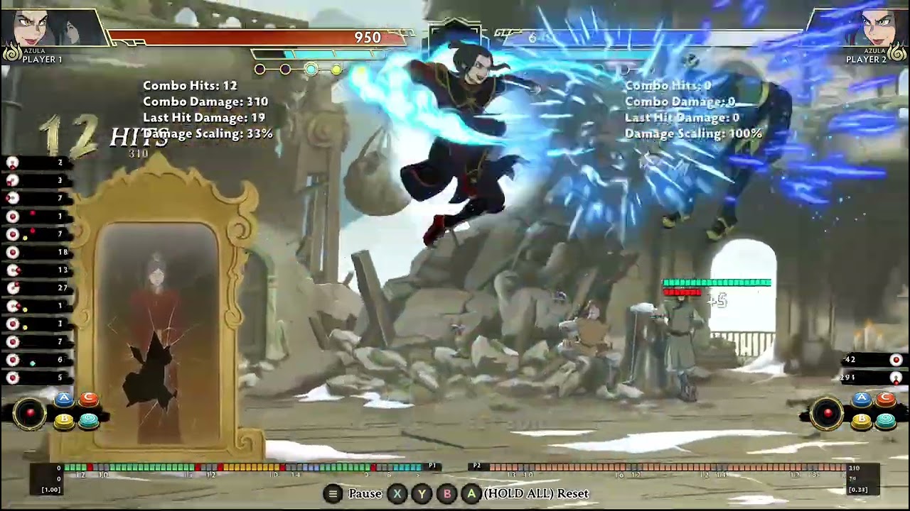 Azula firelord full screen carry with 1 ex + 1 flow use