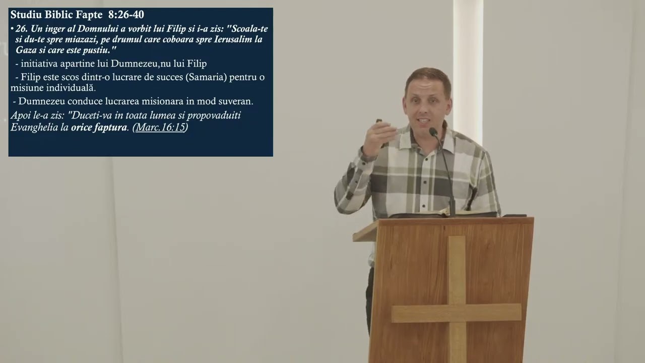 Fapte 8:26-40 | Pastor Ruben Wagner.
