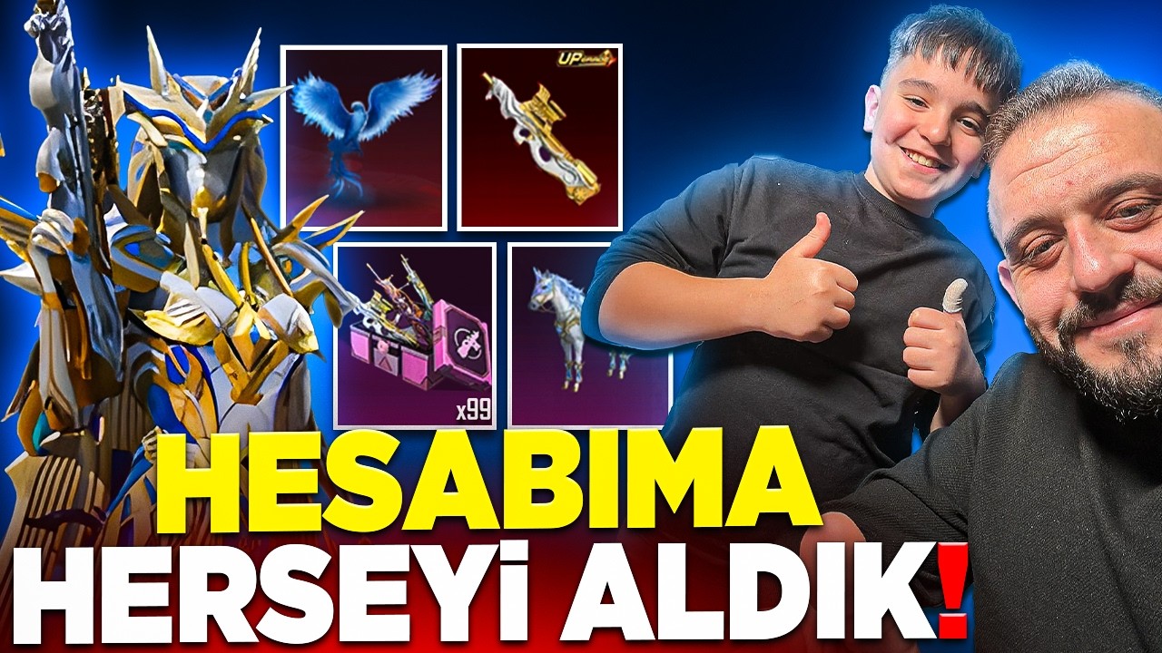 HESABIMA HERŞEYİ ALDIK! EFSANE AÇILIM! PUBG Mobile