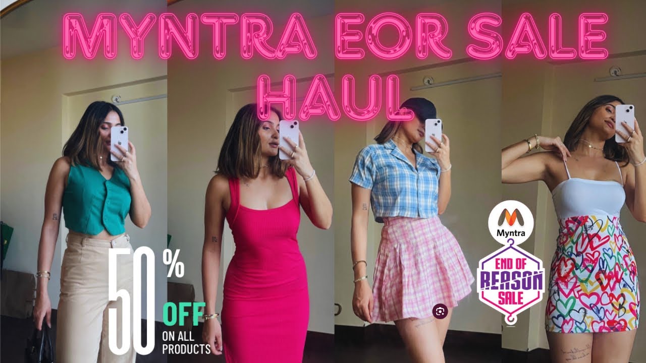 Myntra EOR Sale Haul!!!!! | summer dresses, tops and footwear 💃💃