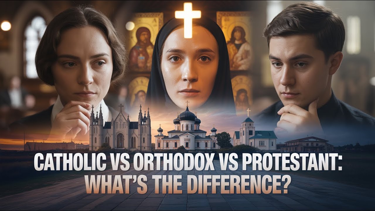 How Christianity Split: Catholic, Orthodox, Protestant Breakdown