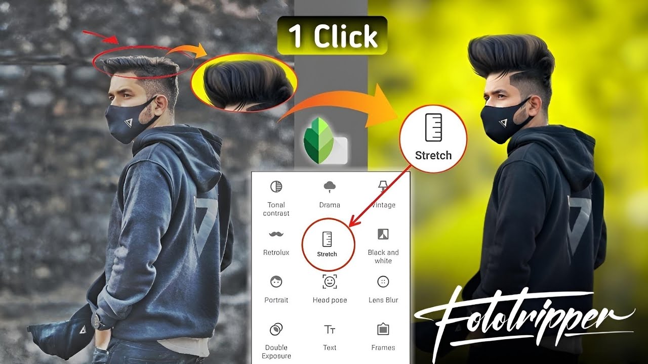 Snapseed  Hair Style Photo Editing || Snapseed Photo Editing || Hair Editing