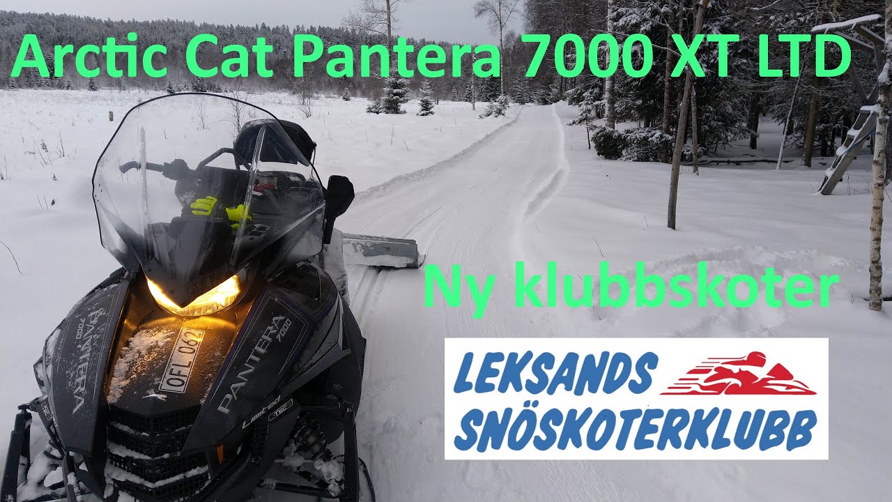Första skoterturen 2022 Arctic Cat Pantera 7000 XT LTD