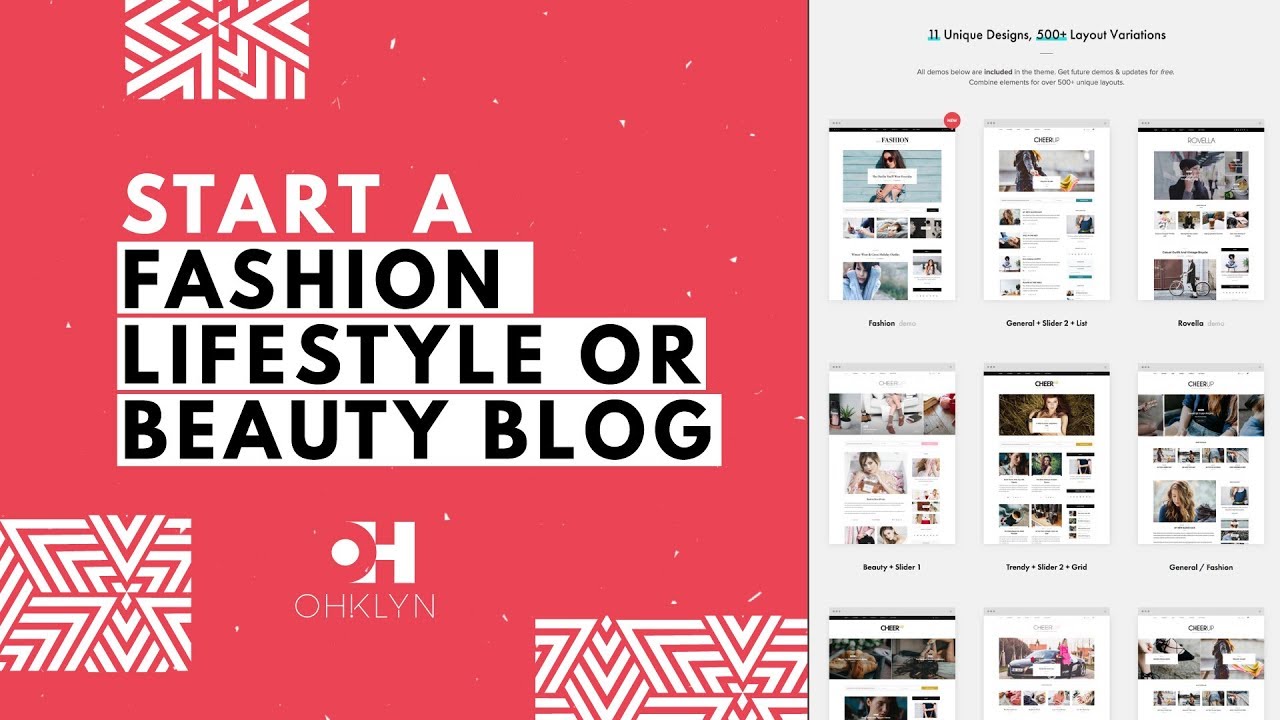 How to Start a Fashion Blog, Beauty Blog, or Lifestyle Blog | WordPress Tutorial