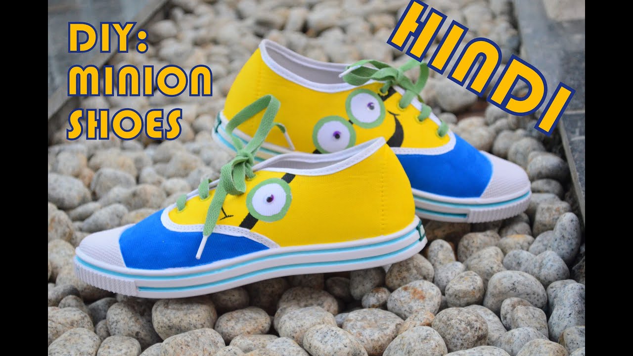 HINDI: DIY Minion shoes