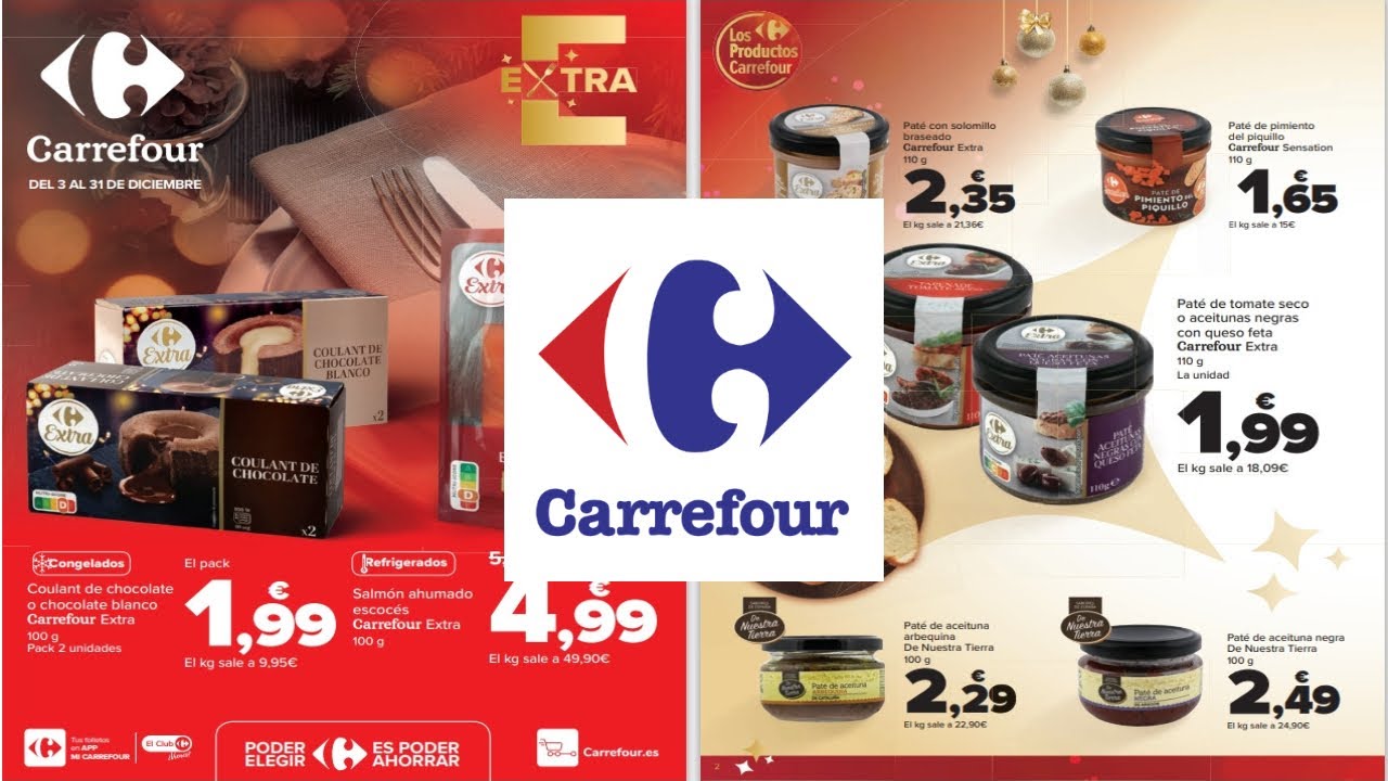 🇪🇦⚡CARREFOUR EXTRA  UNA DULCE Y FELIZ NAVIDAD DEL 3  AL 31 DE DICIEMBRE